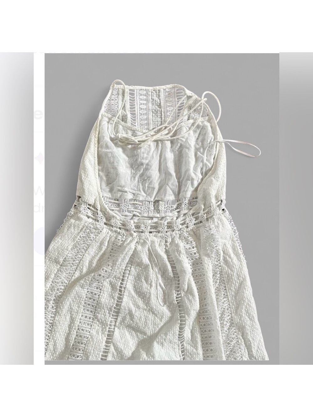 Free People Sydney Sky Jumpsuit White Size S EUC - Picture 7 of 11